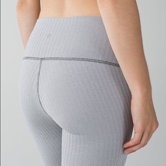 Lululemon Wunder Under High Rise Pant Herringbone - Picture 3 of 8
